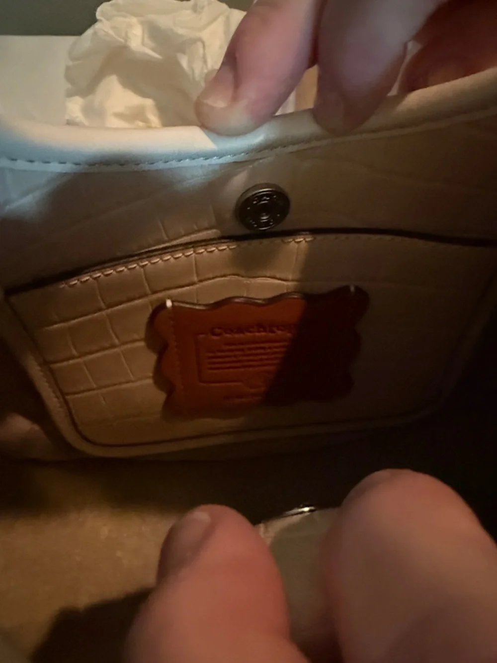 Coach Gold-Tone Multi Charm Key & Card Holder COACHTOPIA PURSE - Picture 7 of 10